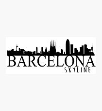 Lámina fotográfica Barcelona Skyline
