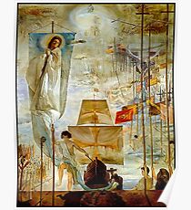 CHRISTOPHER COLUMBUS: Vintage 1958 Discovery of America von Dali Poster