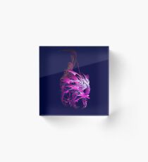 Mystical flames Acrylic Block