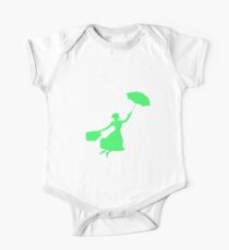 Green Miss Poppins One Piece - Short Sleeve