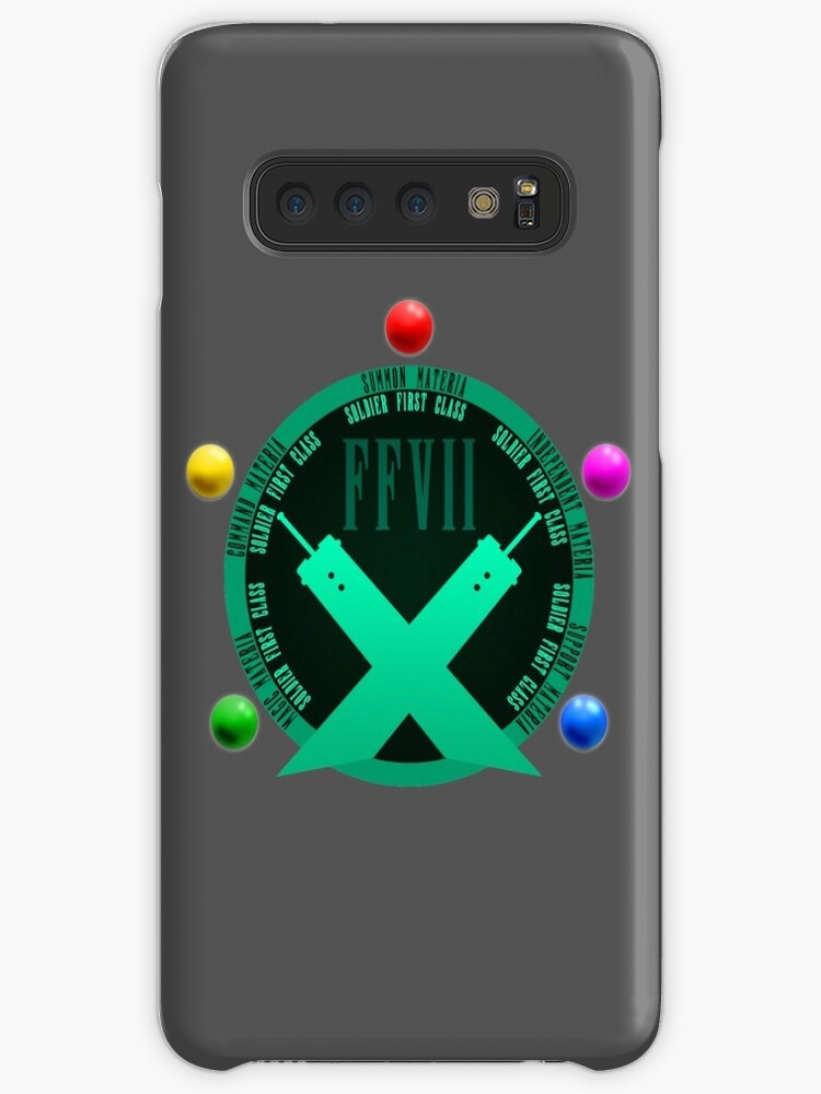 Final Fantasy Vii Badge Case Skin For Samsung Galaxy By