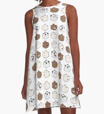 We Bare Bears A-Line Dress