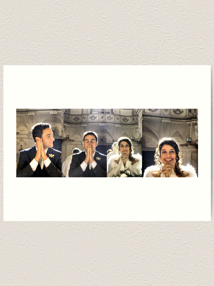 Alternate view of Just married Art Print