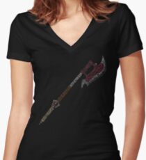 Are You Ready To Be Strong? Women's Fitted V-Neck T-Shirt