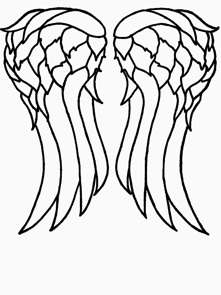 daryl dixon wings t shirt