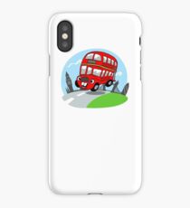 Funny London bus iPhone Case