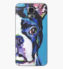 Boston Terrier Bright colorful pop dog art Case/Skin for Samsung Galaxy
