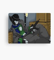 Kittycon Wrecker Onslaught Canvas Print