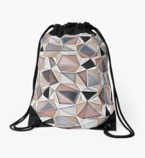 Geo Morphics Drawstring Bag