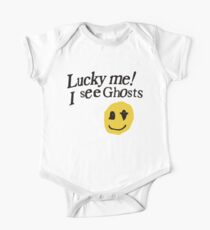 Zum Glück sehe ich Ghosts Smiley Baby Body Kurzarm