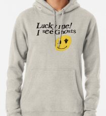 Zum Glück sehe ich Ghosts Smiley Hoodie