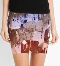 town with lights Mini Skirt