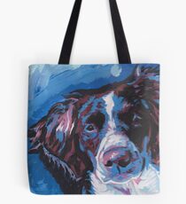 Brittany Spaniel Art de pop art coloré brillant Tote bag