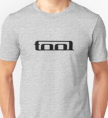 Tool band clean logo. Black on white tool logo. Unisex T-Shirt