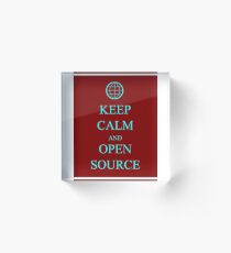 Keep Source Acrylic Block
