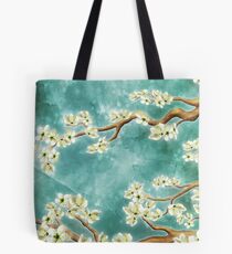 Ruhe blüht in aquamarin Tasche