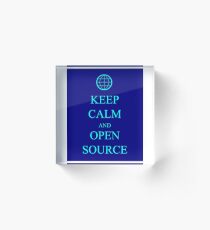 Keep Source Acrylic Block