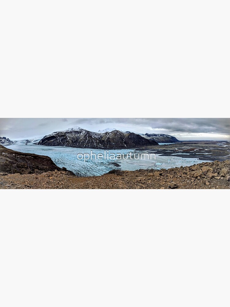 A glacier's tongue in Iceland by opheliaautumn