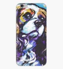 Vinilo o funda para iPhone cavalier king charles spaniel perro colorido brillante perro pop art