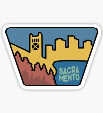 Pegatina Visitar Sacramento California