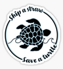 Speichern Sie eine Schildkröte Sticker
