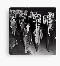 Lienzo Queremos cerveza