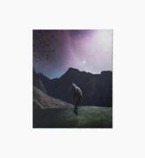 Floating in the night Art Board