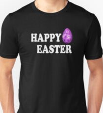 Happy easter with colorful easter egg Unisex T-Shirt