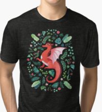 Tropical Dragon Tri-blend T-Shirt