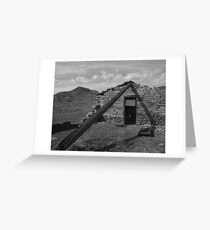 Cabin in Paria Canyon Greeting Card