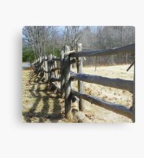 The Old Fence Metal Print