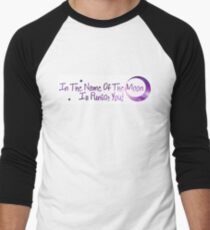 In The Name of The Moon - Sailor Moon Men's Baseball ¾ T-Shirt