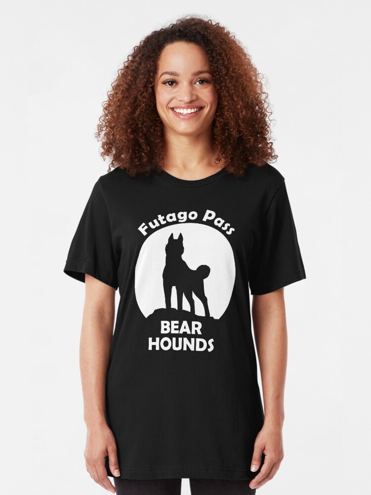 Alternate view of Futago Pass Bear Hounds Slim Fit T-Shirt