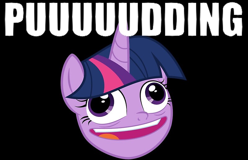 "Twilight Sparkle Pudding Face" by Pobeep Redbubble