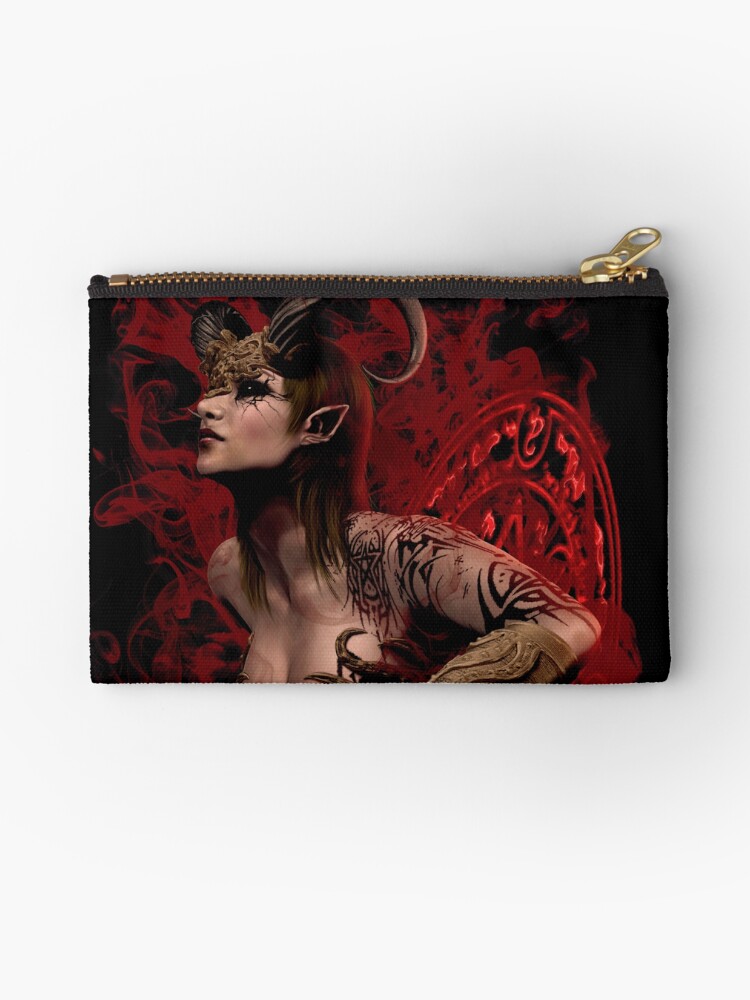 "The Succubus Summoning Ritual" Zipper Pouch by alice9 Redbubble