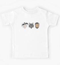 Fitz, The Fool, and Nighteyes Kids T-Shirt