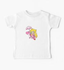 Yoshi and Chibi Peach Baby Tee