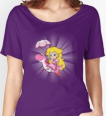 Yoshi and Chibi Peach Women's Relaxed Fit T-Shirt