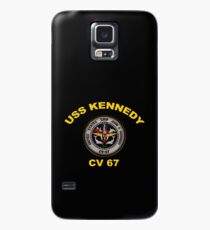 USS John F. Kennedy (CV-67) Crest for Dark Colors Case/Skin for Samsung Galaxy