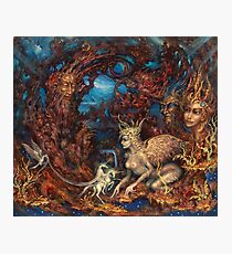 Unexpected Visit of the Clairvoyant Sphinx Photographic Print