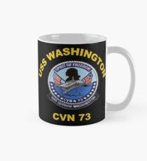 USS George Washington (CVN-73) Crest for Dark Colors Mug