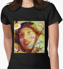 Kawaii LSD Face SKYSCRAPER Women's Fitted T-Shirt