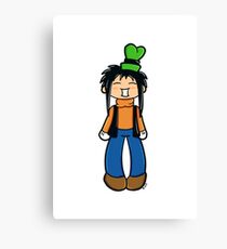 Manga Goofy Canvas Print