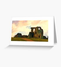 Denbigh Castle, in North Wales Greeting Card