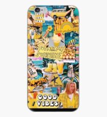 gelbe gute Stimmung Collage iPhone-Hülle & Cover