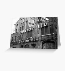 Abandoned Factory Building Greeting Card