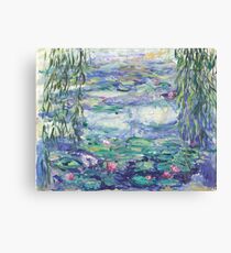 Lillies Over the Pond Canvas Print