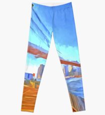 Legging Brooklyn Bridge New York Pop Art