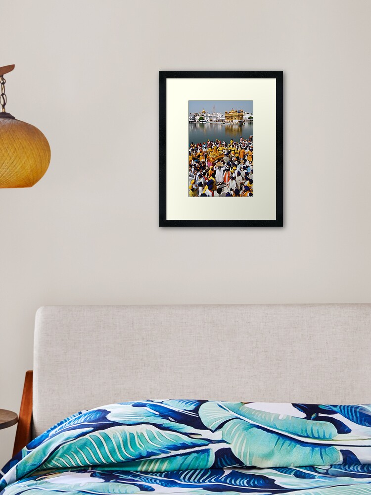 Holy Sri Guru Granth Sahib Ji Framed Art Print