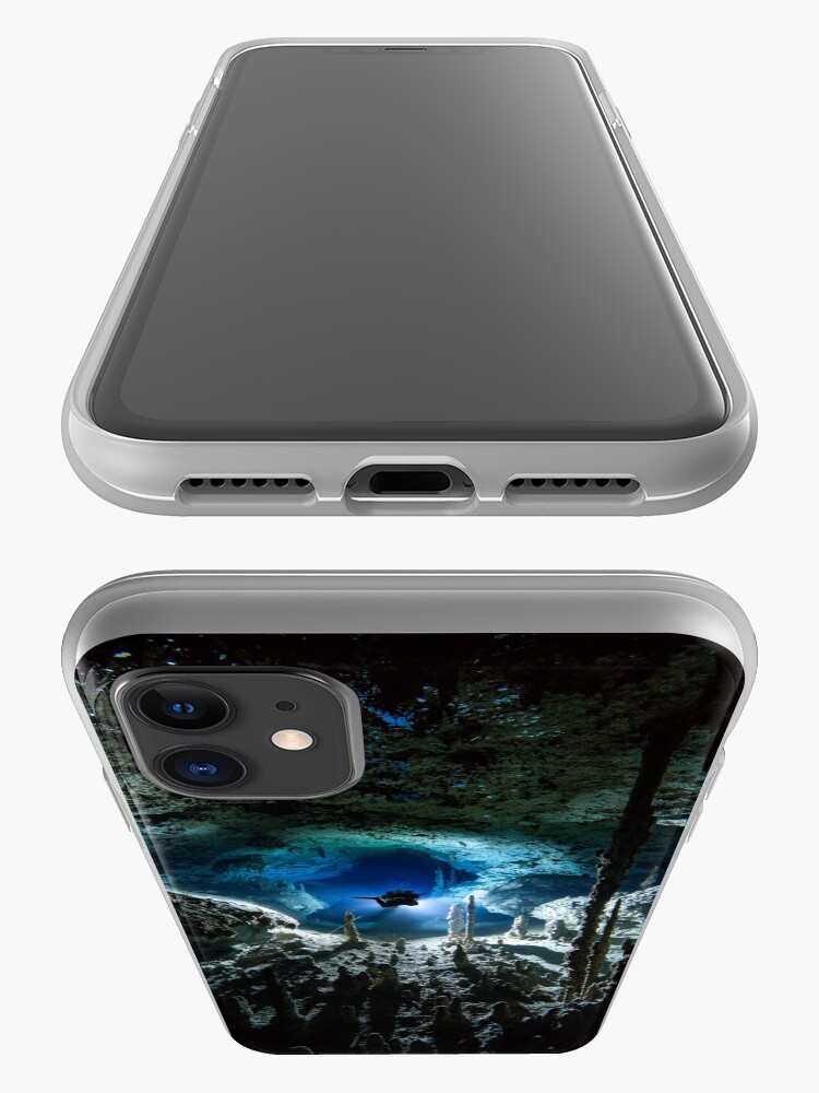 Alternate view of Cave diving iPhone Case & Cover